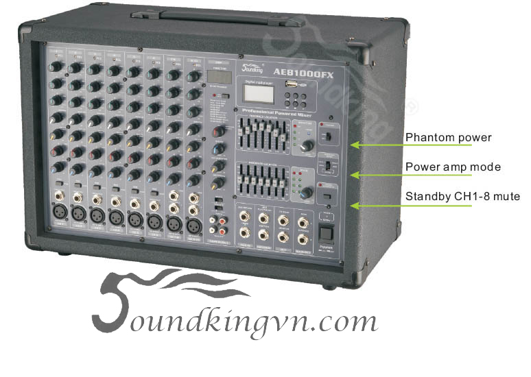 Power Mixer Soundking AE8100FX